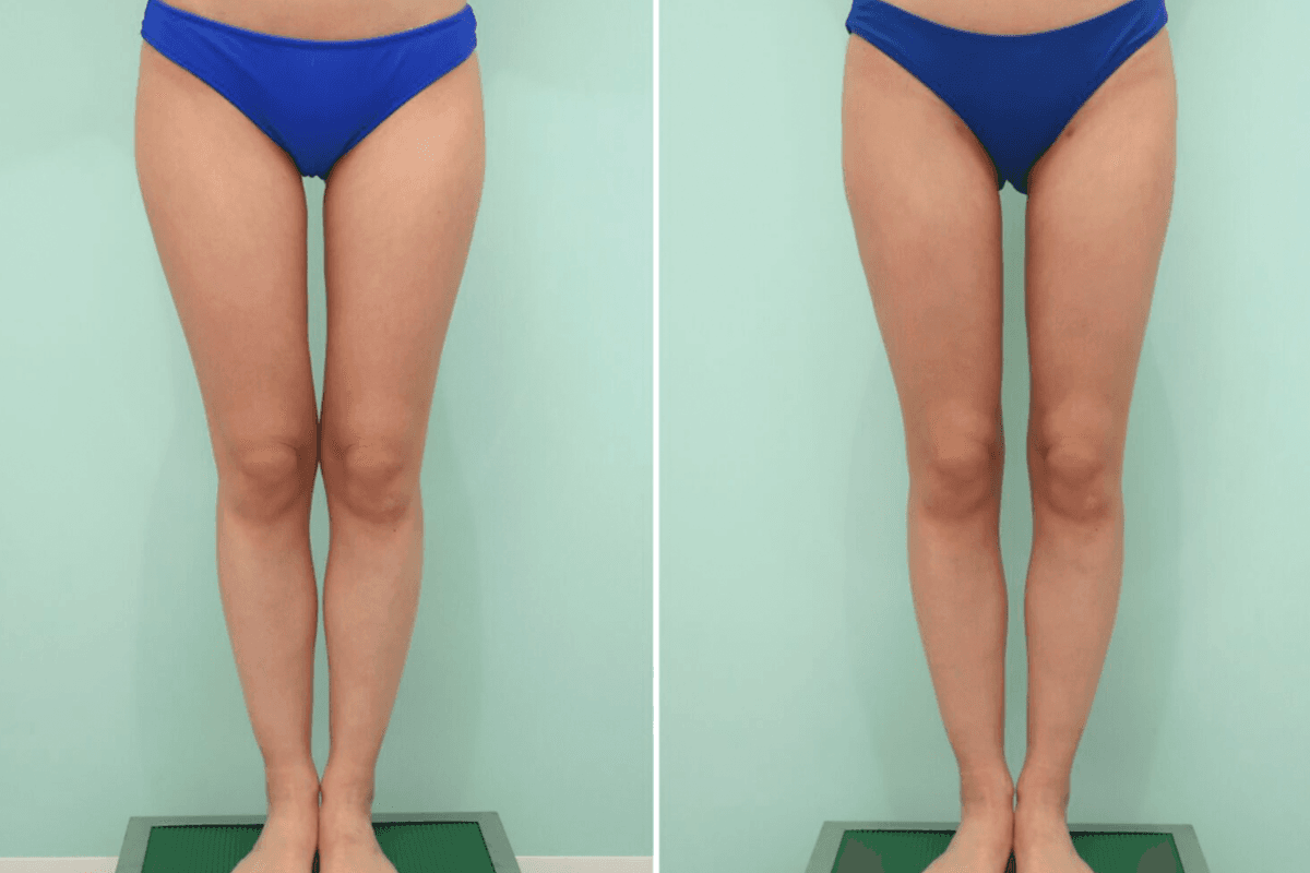 Before-and-After Photos: Liposuction of the Full Thighs, Lower Buttocks, and Knees (Above/Inner)