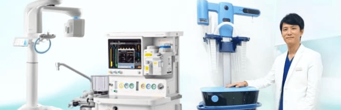 Medical equipment at WOM CLINIC GINZA